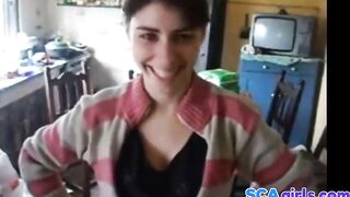 Svensk cutie ger en galen avsugning - Hardcore in Swedish