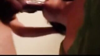 Holy Crap! He's Huge - Amateur Deep Throat