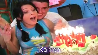 Brunette Babe in Pigtails Gets Fingered to Orgasm