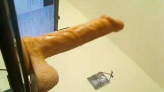 Webcam girl fingers her juicy pussy through her pants.