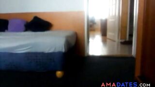 18yo Amateur Couple in Doggy-Style Love with Fingering and Masturbation