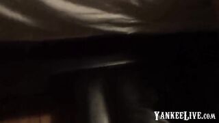 Dirty-Talking Brunette Amateur Fucked Doggy Style