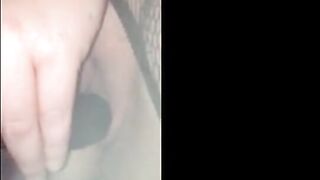 Black Dildo Pleasures Norwegian BBW Amatør