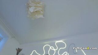 Close-Up of Blonde’s Wet Fingers Deep in Her Tight Hole