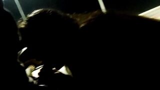 Public Midnight Square Blowjob with a Brazilian Teen Amateur