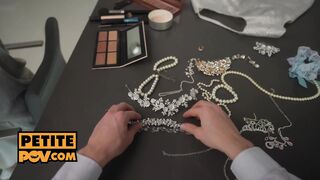 POV - Cum sluts Candee Licious and Geisha Kyd in filthy threesome