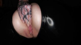 RICKYSROOM Nichole and Liz anal fuck in latex bodysuits