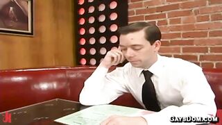 Amateur Mike Takes Deep Anal For The First Time In This Hot Restaurant Scene