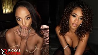 RICKYSROOM EBONY BEAUTIES Alexis Tae VS Scarlit Scandal