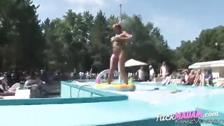 Big-Titted Brunette Angel Amateur Video from 2007