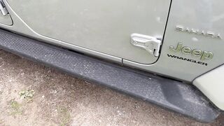 Road Trip Threesome Ends With Creampie For Blonde Babe