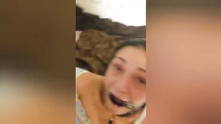 Muscled MILF Deep Throats a Big Cock