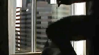 Big-Ass Amateur Facial After Doggy-Style by the Window