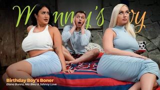 MommysBoy - Elana Bunnz, Nia Bleu - Birthday Boy's Boner