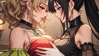 AI Generated Cartoon content, Uncensored video of 18 Year old Anime Girl, Kissing Orgasm of Mature Women