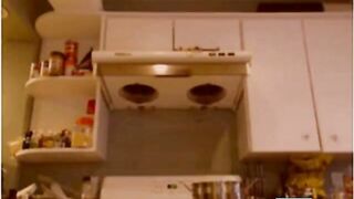 Redhead with Big Tits Cooks and Cams