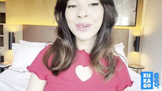 Big-Titted Brazilian Teen's Solo Webcam Show