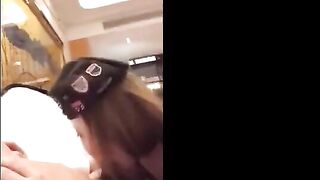 Non-stop Blowjob by an Amateur Asian Girl until He Cums