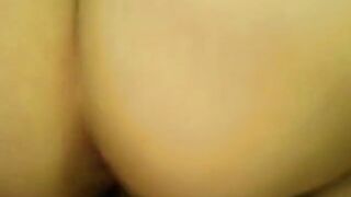 Dansk amatørbrunette kone i lingeri -doggy -stil