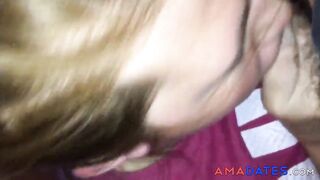 Amateur Blowjob and Cum Swallowing POV