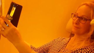 Mature Blonde Wife Enjoys Sex After Returning