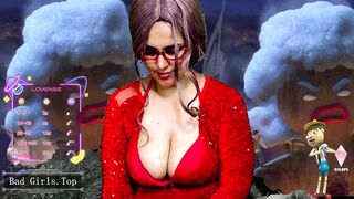 Super hot natural big boobs, big booty ass slim babe