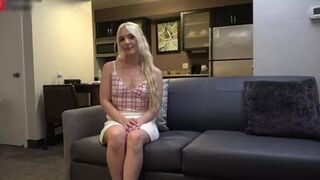 BananaFever - Amber Maddie - Tall Chinese Bull Breeds Hot Blonde Hotwife – Her Huge Ass Bounces Like Crazy During Deep Creampie