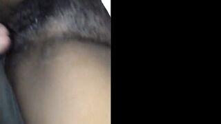 Playing with Her Hairy Pussy