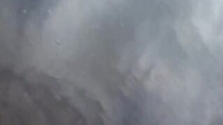 Deutsche Amateur-Blondine gibt einen Blowjob im Freien