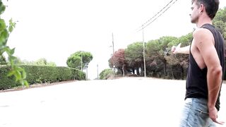 Nudist Driver Picks Up a Hitchhiker for Outdoor Sex Adventures