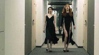 Vampire Girls Love Sucking Cum From His Cock