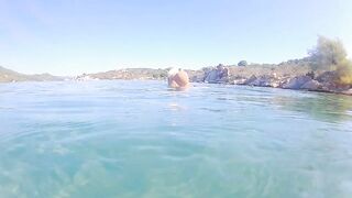 Naked Underwater Adventure with Friends