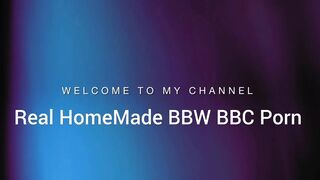 Bend over British BBW Deep Doggy anal to pussy pounding