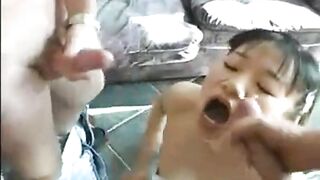 French-Asian Beauty Pleasures Three Lucky Men