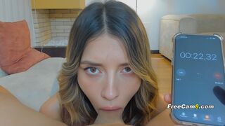 Timer On While She Sucking His Dick