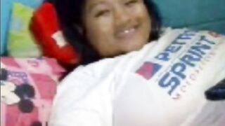 Hairy Asian Amateur Fingers Herself on Webcam