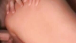 Amateur Asian Girl's First Anal Fuck at Home