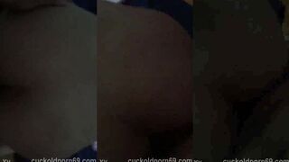 Big Titted Wife Sucking Her First BBC Dick