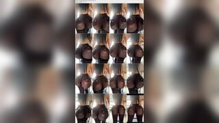 Nickii Baby Shakes Her Bum While Working Out