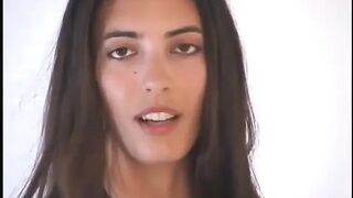 Buff stud gets his hard cock worshiped by sex brunette beauty