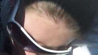 Blowjob in a Car with a Mouthful Ending