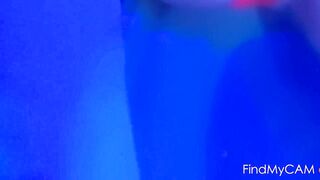 Big-Titted Babe's Solo Orgasm in the Hot Tub