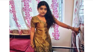 Indian newly married stepmom dirty talk with stepson sex video, Desi indian tharki stepson fuck his hot stepmom Hindi MMS