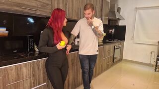 I Went to Get My Friend for the Gym and Ended up Swallowing My Stepbrother's Cock in an Oversight