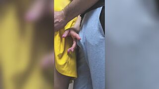 Girl Caught In Public Bus While She Stroking Stranger's Cock Until Ejaculation