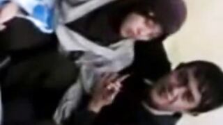 Arab Couple's Public Display of Affection in Indonesia