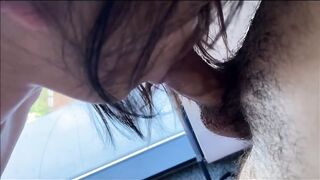 Asian Babe Fucked by Big Cock Near Window