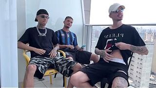 What do the partners do in secret after the game?