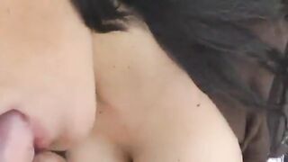 Quickie auf dem Balkon mit einem heißen deutschen Babe