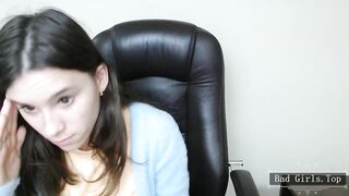 Very petite brunette webcam skinny small tits teen